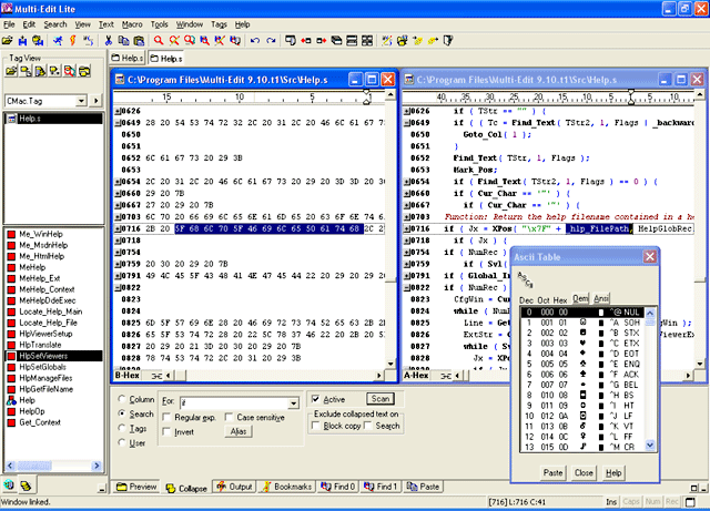 multiedit screenshot