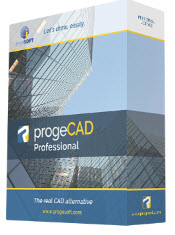 ProgeCAD <b>Pro 2024 SLM  - Perpetual License <br>Alternative CAD Software